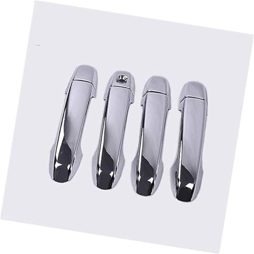 QASULER , for Toyota, for Aqua, for Prius C 2011–2017, glänzende Chrom-Auto-Seitentürgriffabdeckung Türaußengriffverkleidung(Silver) von QASULER