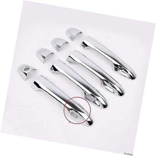 QASULER , for Toyota, for RAV4, Rav 4 Türaußengriffverkleidung(Silver 2 Sensors) von QASULER