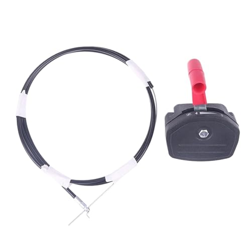 QASULER 1 Set 56 Zoll Rasenmäher Gaszug Schalter Kunststoff Legierung Hebel Control Griff Kit Rasenmäher Garten Heißer Gasgriffschalter von QASULER