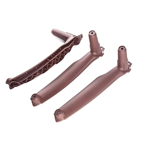 QASULER 3-teiliges Auto-Innentürverkleidungsgriff-Zugverkleidungsset links und rechts, for, E70 X5 2007-2013 X6 E71 E72 2008-2014 Türaußengriffverkleidung(BLACK Red Wine) von QASULER