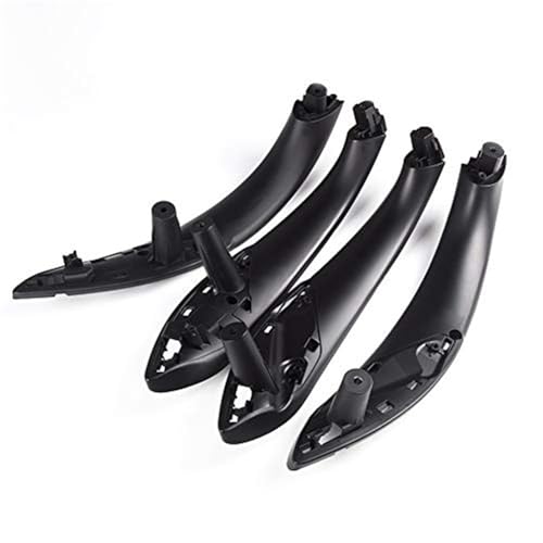 QASULER 4-teiliges Set Auto-Innentürgriff-Zugverkleidung vorne links, for, 3er F30 F80 F35 2012 2013 2014 2015 2016 2017 Türaußengriffverkleidung(BLACK Black) von QASULER