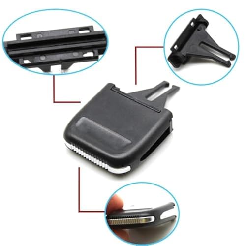 QASULER Armaturenbrett-Entlüftungsöffnung, Auto-Front-Armaturenbrett-Klimaanlage, AC-Entlüftungsgitter-Auslass for Boxster for Cayman 981 2012–2016 98155213104 Auto-Lüftungsclip von QASULER