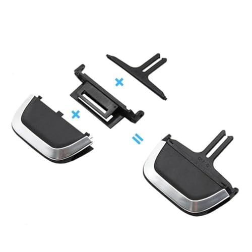 QASULER Armaturenbrett-Entlüftungsöffnung, Auto-Front-Heck-Klimaanlage, AC-Entlüftungsgitter-Schieber, for, 7er-Serie G11 G12 730Li 740Li 750Li M760Li 2016–2020 Auto-Lüftungsclip von QASULER