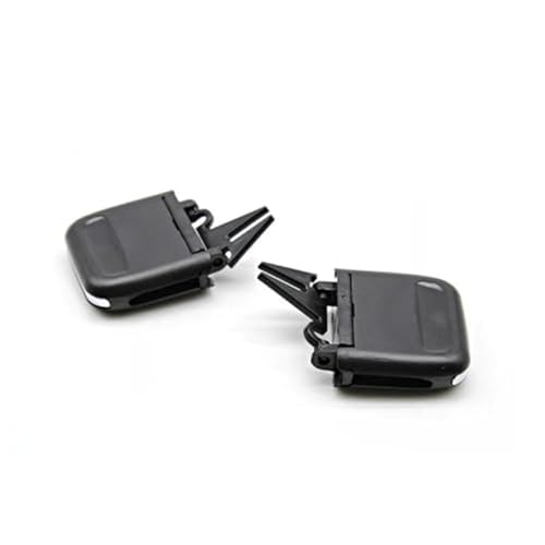 QASULER Armaturenbrett-Entlüftungsöffnung, Auto vorne und hinten, Klimaanlage, AC-Entlüftungsgitter, Clip-Schieber-Reparatursatz, for MACAN, 2014–2017 Auto-Lüftungsclip von QASULER