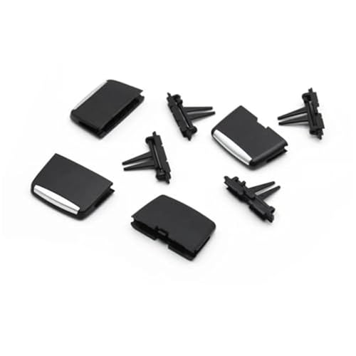 QASULER Armaturenbrett-Entlüftungsöffnung, Auto vorne und hinten, Klimaanlage, AC-Entlüftungsgitter, Schieber, Clip-Reparatursatz, for, X5 X6 E70 E71 64229220101 Auto-Lüftungsclip von QASULER