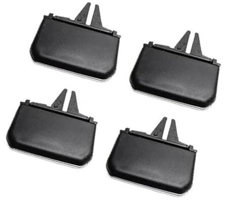 QASULER Auto vorne hinten Armaturenbrett Klimaanlage Auslassöffnungen Tab Clip Pick, for VW, for Golf, 7,5 for MK7 2013–2019 Lüftungsclip(BLACK Front 4PCS) von QASULER