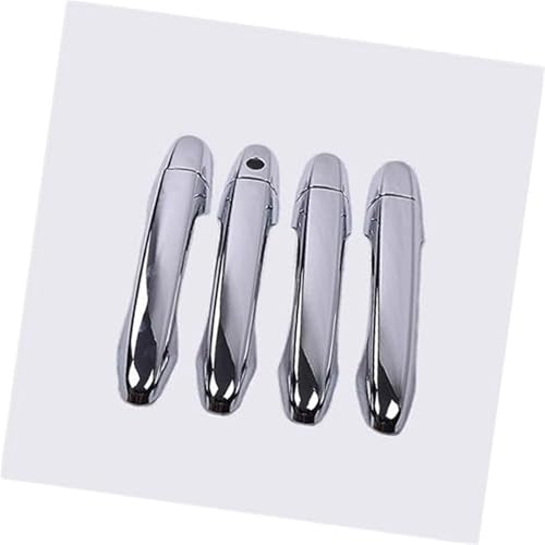 QASULER For CR-V CRV, for Civic, 2012 2013 2014 2015 2016 Chrom-Carbonfaser-Türgriffabdeckungen Türaußengriffverkleidung(Silver) von QASULER