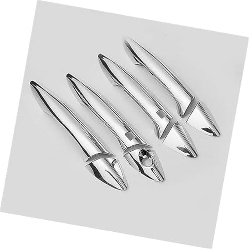 QASULER Glänzende Chrom-Aufkleber for Autotürgriffabdeckungen, for Hyundai, Elantra, 2012–2016 Türaußengriffverkleidung(Silver 2 Buttons) von QASULER