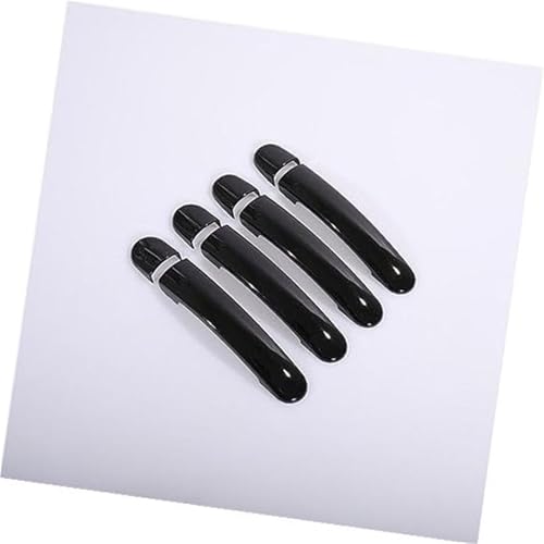 QASULER Glänzende Chrom-Aufkleber for Autotürgriffabdeckungen, for VW, for Tiguan, 2007–2016 Türaußengriffverkleidung(Black 0 Keyhole) von QASULER