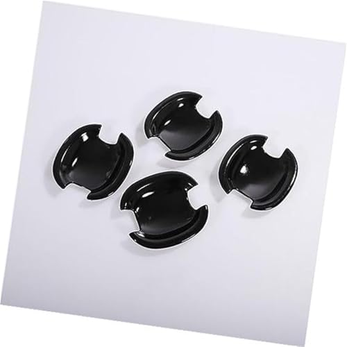 QASULER Glänzende Chrom-Aufkleber for Autotürgriffabdeckungen, for VW, for Tiguan, 2007–2016 Türaußengriffverkleidung(Black Bowl) von QASULER