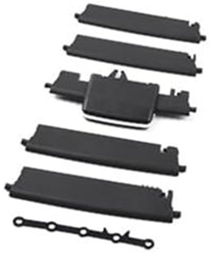 QASULER Hinten Klimaanlage Zurück Ac Vent Grille Outlet Tab Clip Slider Reparatur Kit, for Mercedes, for Benz, M GL ML GLE GLS W166 W292 2011-2018 1668300554 Auto-Lüftungsclip(BLACK Rear Left) von QASULER