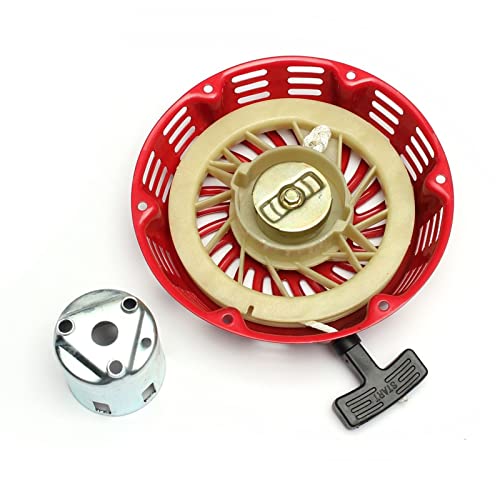 QASULER Pull Starter Recoil mit Flanschbecher-Set for GX340 11 PS GX390 13 PS Rasenmäher-Generatormotor Rückstoß-Seilzugstarter von QASULER
