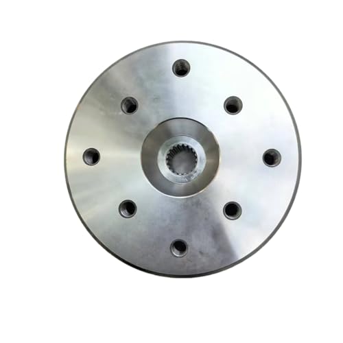 QASULER Ruckus Hinterradnabe Gy6 Nabe CNC-Nabe for Ruckus Gy6 Trs Nabe Riemenscheibe für Rasenmäherdeck(Silver) von QASULER