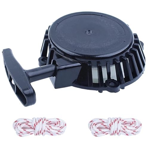 QASULER Rückstoß-Seilzugstarter mit Seil-Set, for Robin, NB411 CG411 RBC411 Trimmer, Grasmotor, Rasenmäher, Benzin-Freischneider Rückstoßstarterseil von QASULER