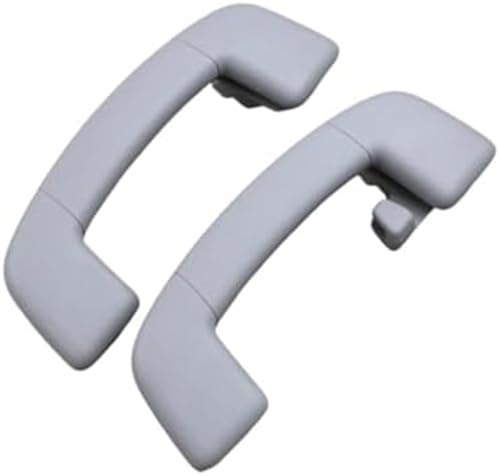 QASULER Schwarz, for graue vordere und hintere Autodach-Handläufe, innere Decken-Zuggriffe, for VW, for Golf, 7 7.5 MK7 5G0857607 5G0857643 (hinten grau) Auto-Haltegriff(BLACK Front and Rear Grey) von QASULER