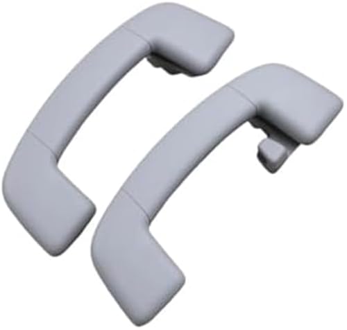 QASULER Schwarz, for graue vordere und hintere Autodach-Handläufe, innere Decken-Zuggriffe, for VW, for Golf, 7 7.5 MK7 5G0857607 5G0857643 (vorne schwarz) Auto-Haltegriff(BLACK Front and Rear Grey) von QASULER
