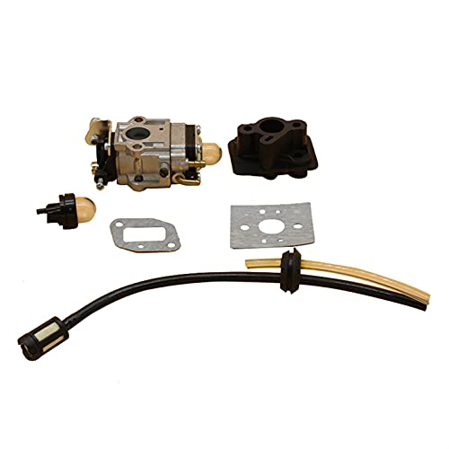 QASULER Vergaser Basis Anschluss Ansaugschlauch Kraftstoffschlauch Gartenmotor Freischneider Trimmer 43cc 52cc BC430 BC520 1E40F-5 44F-5 von QASULER
