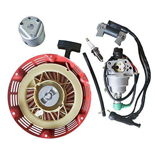 QASULER Zündspule Zündkerze Vergaser Carb Recoil Starter Reparatur Teile for GX390 188 Motor Generator Rückstoß-Seilzugstarter QASULER Zündspule Zündkerze Vergaser Carb Recoil Starter Reparatur Teile for GX390 188 Motor Generator Rückstoß-Seilzugstarter von QASULER