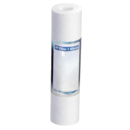 2/4/6 Stück 1/5 Mikron 10 Zoll Universal-PP-Baumwollfilterelement for Haushaltswasserreiniger, Multifilter und Reinwassermaschinen Einfache Installation(1 Micron,6pcs) von QASVOU