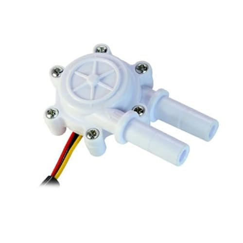 2 stücke Kompakte Wasser 0,2-8L/min Meter Durchflussmesser Zähler Wasser Control 1/4 "3/8" DIY for Kaffeemaschine(3 minutes 0 degrees) von QASVOU
