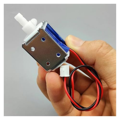 3/5/10 Stück DC 6 V 12 V 24 V kleines elektrisches Mini-Magnetventil, normalerweise geschlossen, N/C, Mikro-Wasserdurchflussregelventil, Blumenbewässerungsventil(3pcs,DC 6.0V) von QASVOU
