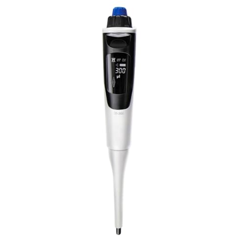 Elektrische Pipette Dropper Einstellbar 1 Kanal/8 kanal Elektronische pipette Digitale Labor Übermikropipette(Plus 30-300ul) von QASVOU