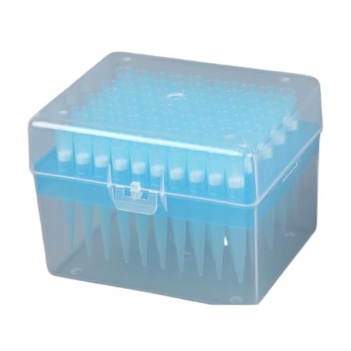 Laborpipettenspitzen 10ul 20ul 50ul 100ul 200ul 1000ul Einweg-Universalpipettenspitzen aus Kunststoff mit Filter(50ul 96pcs) von QASVOU