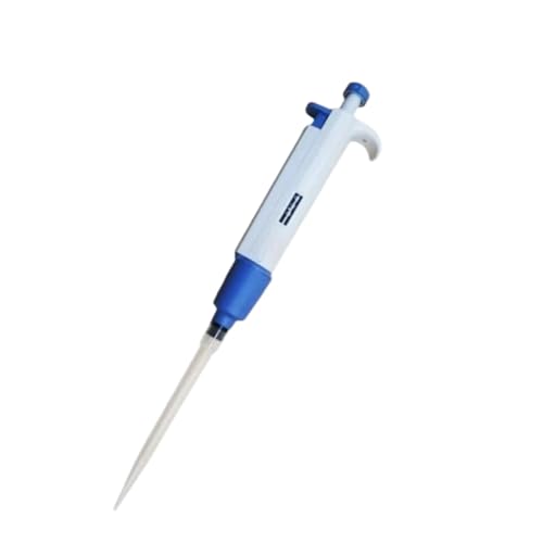 Mikropipette Einkanalige, einstellbare digitale Kunststoffpipetten Laborgeräte Laborpipette 100-1000ul(0.1-2.5ul) von QASVOU