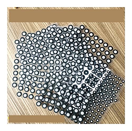 Referenzpunkte 3d Scan 1000 Pcs 3D Scanning Marker Hand-gehalten 3D Scanner Reflektiert die Markierung Punkt Ziel Punkt für 3D-Scanner(6mm x 10mm) von QASVOU