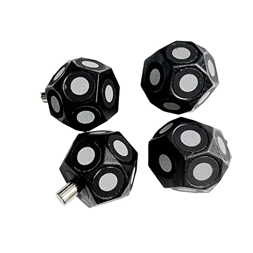 Referenzpunkte 3d Scan Handgehaltener 3D-Scanner Magnetische Kugel Magnetischer Markierungspunkt Hochreflektierender Markierungspunkt Innenring 6 mm Außenring 10 mm für 3D-Scanner(10 pcs) von QASVOU