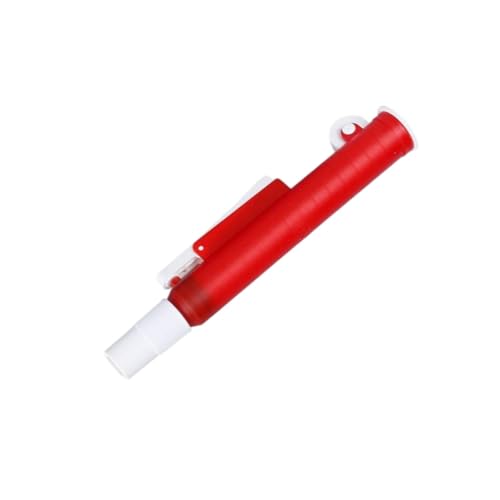 Schnellverschluss-Pipettenpumpe, Pipettenpumpe, angepasst an die Verwendung einer manuellen Pipette mit 2 ml/10 ml/25 ml(Red 25ml) von QASVOU