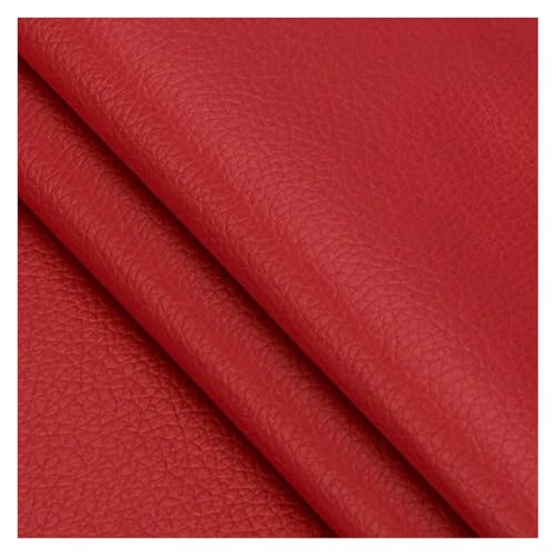 Leder Patch Selbstklebend 1 Stück selbstklebende Lederflicken for Selbermachen, for Aufkleben, PU-Leder for Möbel, Sofa, Tasche, Schuhe, Kleidung, Autositze, Reparatur von Lederhaut(Red,50x60cm) von QAUUCP