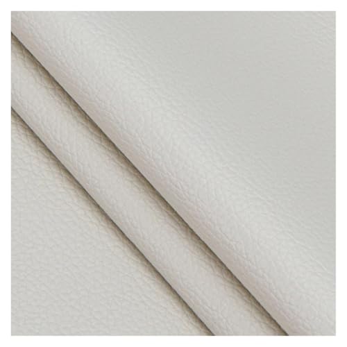 Leder Patch Selbstklebend 1 Stück selbstklebende Lederflicken for Selbermachen, for Aufkleben, PU-Leder for Möbel, Sofa, Tasche, Schuhe, Kleidung, Autositze, Reparatur von Lederhaut(WHITE,50x120cm) von QAUUCP