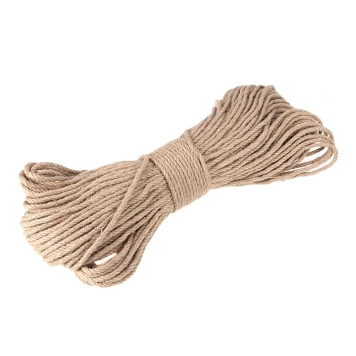 QAUUCP Hanfseil 100 Meter Natürliche Schnur Jute Seil String Tag for Handgemachte Zubehör DIY Gartenarbeit Ornament QAUUCP Hanfseil 100 Meter Natürliche Schnur Jute Seil String Tag for Handgemachte Zubehör DIY Gartenarbeit Ornament von QAUUCP