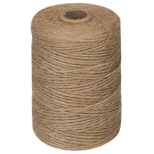 QAUUCP Hanfseil Juteschnur, natürliche, Dicke, braune Schnur for den Hausgarten, Pflanzenbildaufhänger, industrielle Verpackungsschnur von QAUUCP