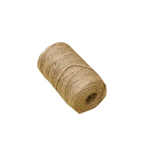 QAUUCP Hanfseil Natürliche Jute Seil Schnur Rolle Nähen Handwerk Gewinde Hochzeit Handgemachte DIY Party Band Bögen Dekoration(2mm 50Meters) von QAUUCP