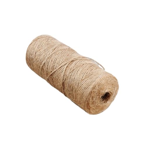 QAUUCP Hanfseil Natürliche Jute Seil Schnur Rolle Nähen Handwerk Gewinde Hochzeit Handgemachte DIY Party von QAUUCP