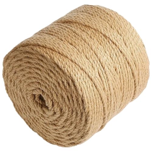 QAUUCP Hanfseil Natürliche Jute Seil String Band Handwerk DIY Schnur Bindfäden Thread Nähen Party Hochzeit Hause Decortion(50m) von QAUUCP