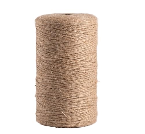 QAUUCP Hanfseil Natürliche Jute Seil String Band Handwerk DIY Schnur Bindfäden Thread Nähen Party Hochzeit Hause Decortion(Jute 1mm 10Meters) von QAUUCP