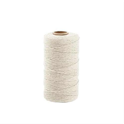 QAUUCP Hanfseil Natürliche Juteschnur, Juteseil, Schnur for Kunstwerke, Jute, Hanf, Gartenarbeit, Hochzeit, Party-Dekoration(Beige) von QAUUCP