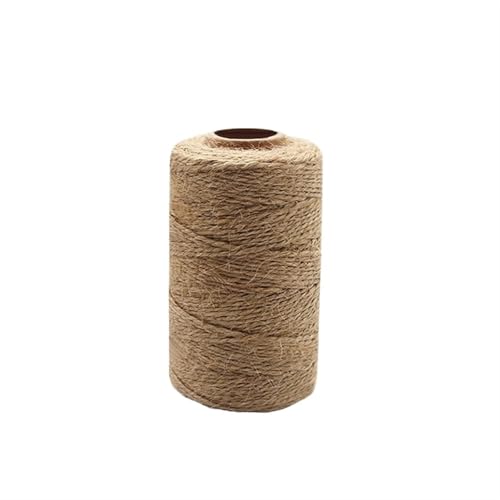 QAUUCP Hanfseil Natürliche Juteschnur, Juteseil, Schnur for Kunstwerke, Jute, Hanf, Gartenarbeit, Hochzeit, Party-Dekoration(Nature) von QAUUCP
