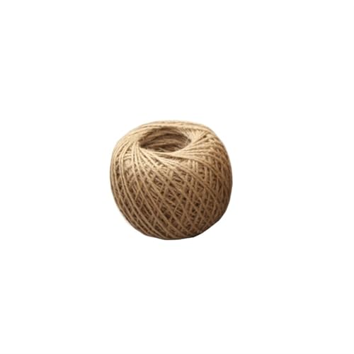 QAUUCP Hanfseil Natürliche Sackleinen Hessische Jute Schnur Hanf Seil String Event & Party Supplies Gartenarbeit(1mm 100m) von QAUUCP