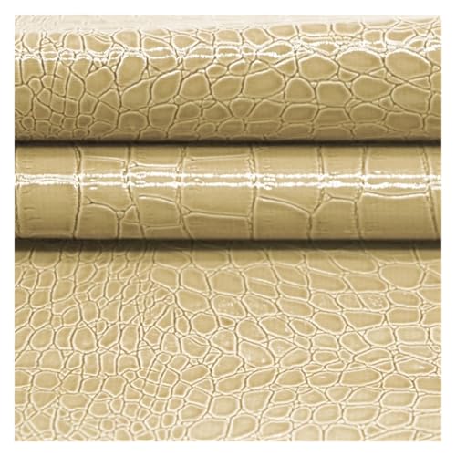 QAUUCP Leder Patch Selbstklebend Kunstleder-Aufkleber, Selbstklebender Leder-Reparatur-Patch for Möbel, Stuhl, Fahrersitz, Sofa, Schuhe(Beige Yellow,20x30cm) von QAUUCP