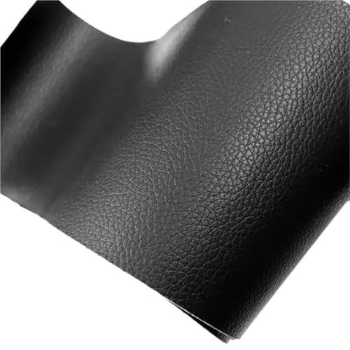 QAUUCP Leder Patch Selbstklebend Selbstklebend, 20 x 30 cm, DIY, Selbstklebende Reparaturflicken aus PU-Leder, Fix-Aufkleber for Sofa, Autositz, Tisch, Stuhl, Tasche, Schuhe, Bett, Zuhause(Black) von QAUUCP