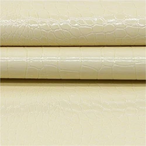 QAUUCP Leder Patch Selbstklebend Selbstklebende Leder-Reparatur-Patch for Auto-Innenraum Faux Textur Sofa Möbel Renovierung Aufkleber(Beige,50x137cm) von QAUUCP