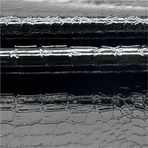 QAUUCP Leder Patch Selbstklebend Selbstklebende Leder-Reparatur-Patch for Auto-Innenraum Faux Textur Sofa Möbel Renovierung Aufkleber(Black,50x137cm) von QAUUCP