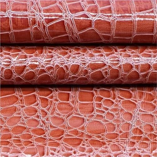 QAUUCP Leder Patch Selbstklebend Selbstklebende Leder-Reparatur-Patch for Auto-Innenraum Faux Textur Sofa Möbel Renovierung Aufkleber(Brown,50x137cm) von QAUUCP