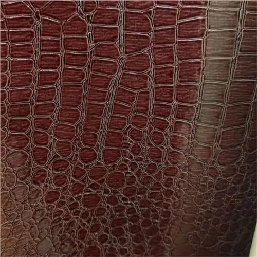 QAUUCP Leder Patch Selbstklebend Selbstklebende Leder-Reparatur-Patch for Auto-Innenraum Faux Textur Sofa Möbel Renovierung Aufkleber(Dark Brown,50x137cm) von QAUUCP