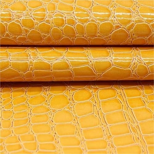 QAUUCP Leder Patch Selbstklebend Selbstklebende Leder-Reparatur-Patch for Auto-Innenraum Faux Textur Sofa Möbel Renovierung Aufkleber(Yellow,20x137cm) von QAUUCP