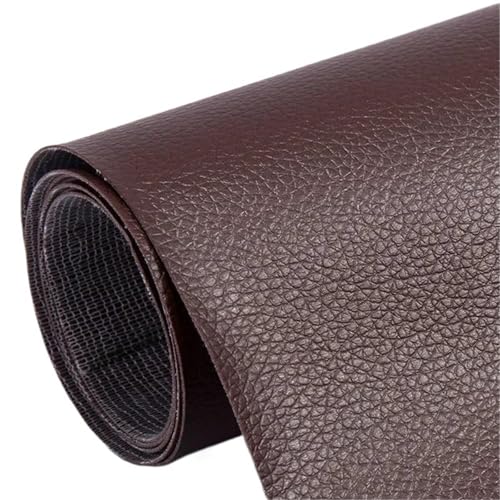 QAUUCP Leder Patch Selbstklebend Selbstklebende Lederreparaturflicken for Sofa, Stuhl, Bett, Autositze, Tasche, Schuhe, Fix Mend, PU-Kunstleder-Aufkleber(Light Brown,200x137cm) von QAUUCP